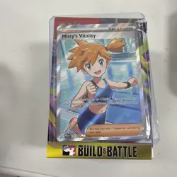 Misty’s Vitality 111/084 - Pitch Black - Card in hand Pokemon English - Image 1
