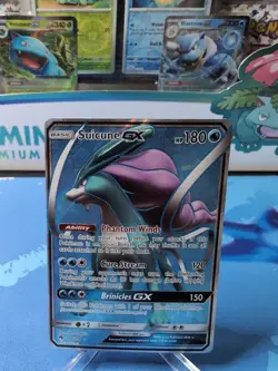 Suicune GX - 200/214 - Pokemon Lost Thunder Sun Moon Full Art Ultra Rare Card NM - Image 1