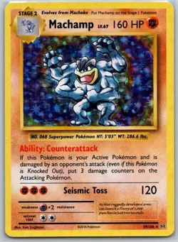 Machamp 59/108 Holo Rare Evolutions Pokemon Lightly Played - Image 1