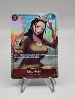 ST21-010 Nico Robin AA Alt Art Parallel English C One Piece TCG Card Game - Image 1