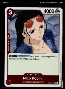 One Piece TCG Romance Dawn #OP01-017 Nico Robin - Image 1