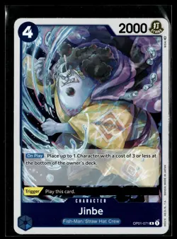 One Piece TCG Romance Dawn #OP01-071 Jinbe (071) - Image 1