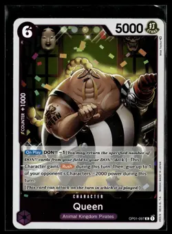 One Piece TCG Romance Dawn #OP01-097 Queen - Image 1