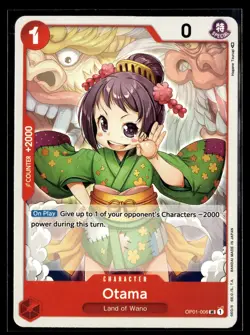 One Piece TCG Romance Dawn #OP01-006 Otama - Image 1