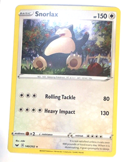 Snorlax 140/202 Cosmos Holo Blister Exclusives Pokemon Holo Foil NEAR MINT NM - Image 1