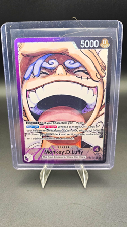 Namco One Piece CCG Monkey D. Luffy OP09-061 Leader Parallel Foil EN 5000 - Image 1