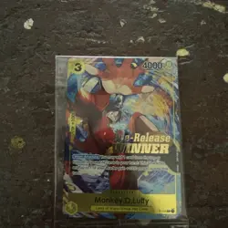 Monkey.D.Luffy (Pre-Release Tournament) (Winner) P-036 - Image 2