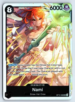 Nami OP15-086 (Moderately Played) One Piece Adventure on Kami's Island - Image 1