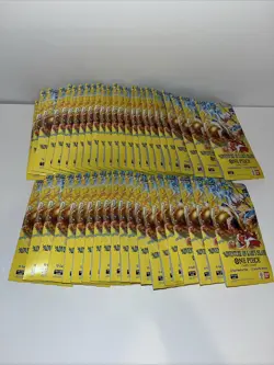 One Piece TCG Adventure on Kami's Island OP-15 Sleeved Booster Pack Lot Of 45 - Image 1