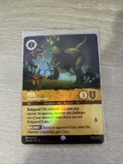 Rex - Protective Dinosaur Disney Lorcana TCG Wilds Unknown Epic - 206/204 - Image 1