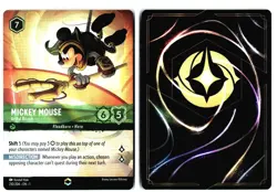 Disney Lorcana TCG Mickey Mouse Artful Rogue 210/204 Foil The First Chapter - Image 3