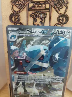 PSA10 Worthy Steven’s Metagross Ex SIR 289/217, Ascended Heroes NM Condition - Image 3