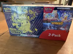Pokemon Surging Sparks ETB + Booster Bundle Costco 2 Pack Factory Sealed - Image 1