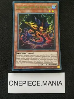 Carte Yu-Gi-Oh! Illusionniste aux Yeux Millenaires LDS1-FR045 1st Vert - Image 1