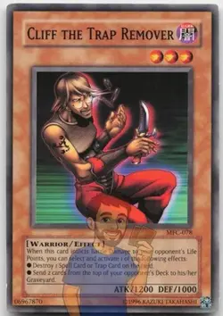 Dark Scorpion - Cliff the Trap Remover MFC-078 Common Unlimited Near Mint Yugioh - Image 1