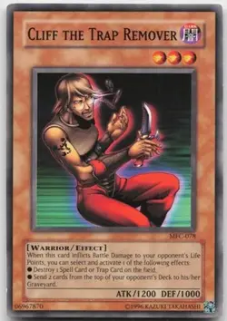 Dark Scorpion - Cliff the Trap Remover MFC-078 Common Unlimited Near Mint Yugioh - Image 2