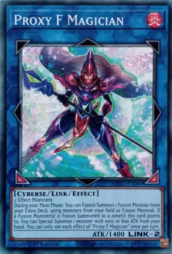 MP21-EN069 PROXYF MAGICIAN COMMON 1ST EDITION YuGiOh CARD - Image 1