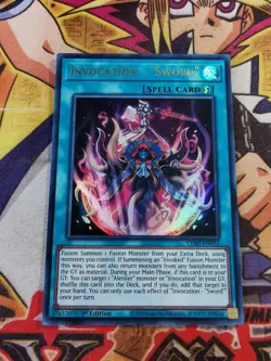 Invocation "Sword" cori-en053 1st Edition (NEW) Ultra Rare Yu-Gi-Oh! - Image 1