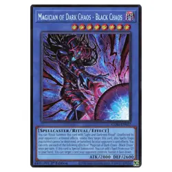 YuGiOh Chaos Origins Magician of Dark Chaos Black Chaos (Secret Rare) CORI-EN027 - Image 1