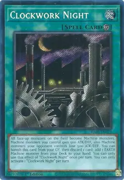 Clockwork Night - RA03-EN071 - Secret Rare - 1st Edition Yugioh - Image 1