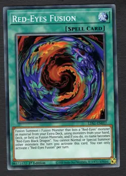 Red Eyes Fusion LDS1-EN017 Common LP/NM Yugioh Cards - Image 1