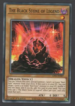 The Black Stone Of Legend LDS1-EN007 Common LP/NM Yugioh Cards - Image 1