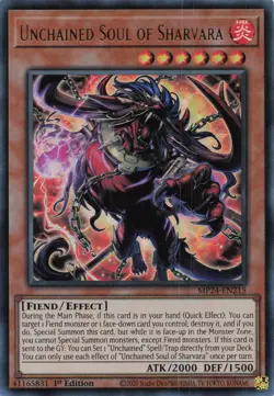 Yugioh MP24-EN215 - Unchained Soul of Sharvara - Ultra Rare - Image 1