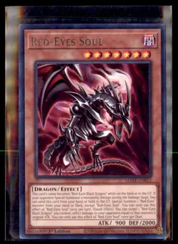 Yu-Gi-Oh Red-Eyes Soul MAZE-EN012 Maze of Memories Rare Non Holo - Image 1