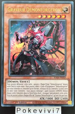 Carte YU-GI-OH! GRAVEUR DEMONFORGERON RA04-FR049 UR NEUF - Image 1