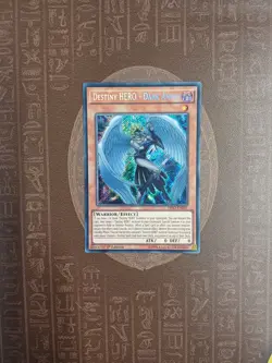 Destiny HERO - Dark Angel DESO-EN005 Secret Rare NM 1st Edition Yugioh TCG - Image 3