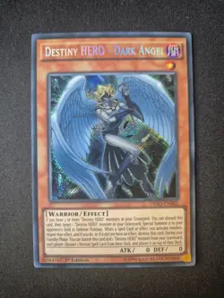 Destiny HERO - Dark Angel - DESO-EN005 - Secret Rare 1st Edition NM YuGiOh TCG - Image 1