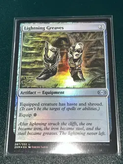 Lightning Greaves Double Masters Foil Magic the Gathering - Image 1