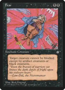 Fear (124) – Ice Age ICE – MTG Magic the Gathering - Image 1
