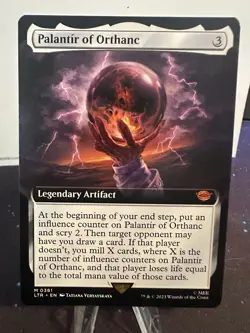 MTG Palantir of Orthanc (Extended Art) - The Lord of the Rings - Image 1