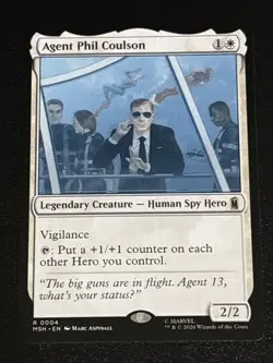 MTG Marvel Super Heroes Agent Phil Coulson 0004 Rare - Image 1