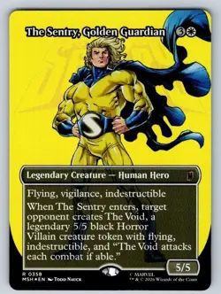 The Sentry, Golden Guardian 358 Marvel Super Heroes Foil NM - Image 1
