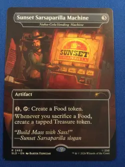 Sunset Sarsaparilla Machine (Nuka-Cola Vending Machine) Fallout Secret Lair - NM - Image 1