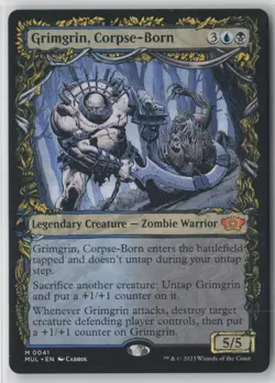 Grimgrin, Corpse-Born 41 Mythic March of the Machine: Multiverse Legends NM - Image 1