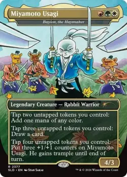 Miyamoto Usagi - Baylen, the Haymaker -Foil Near Mint MTG Secret Lair - Image 1