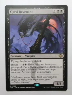 MTG Qarsi Revenant (TDM) Tarkir: Dragonstorm Regular Rare 86 - Image 1