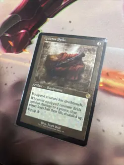 Mtg Quietus Spike - The Brothers' War: Retro Frame Artifacts + Bonus Foils - Image 1