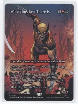 Wolverine Best There Is Borderless 97 Marvel Super Heroes Magic the Gathering - Image 1