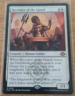 MTG Recruiter of the Guard Modern Horizons 3 Regular Mint Condition - Image 1