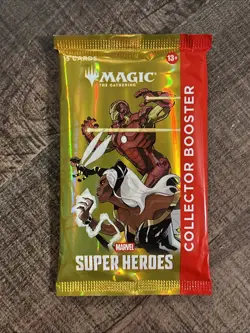 Marvel Super Heroes Collector Booster Pack Magic The Gathering - Image 1