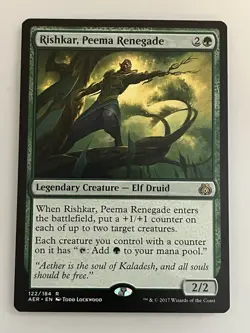 Rishkar, Peema Renegade Budget Commander Deck Magic the Gathering 100 Cards - Image 1