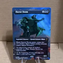 Magic the Gathering Doctor Doom Marvel Super Heroes Alt Art Foil - Image 1