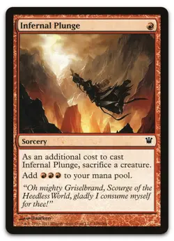 Infernal Plunge #148 (LP) Innistrad ISD Magic MTG - Image 1