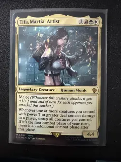 Tifa, Martial Artist Foil M Commander: FINAL FANTASY 6 NM - Image 1