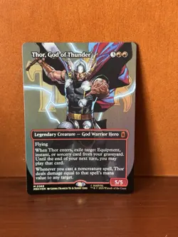 Thor, God of Thunder (Borderless) (0369) Marvel Super Heroes Foil - Image 1