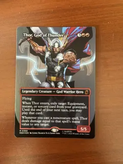 Thor, God of Thunder (Borderless) (0369) Marvel Super Heroes Foil - Image 3